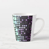 Retro Mod Geometric Groovy Funky Neurogender Pride Milchtasse (Rechts)