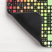 Retro Mod Geometric Groovy Funky Neurogender Pride Mousepad (Ecke)