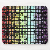 Retro Mod Geometric Groovy Funky Neurogender Pride Mousepad (Vorne)