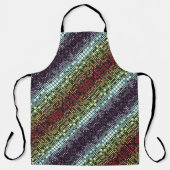 Retro Mod Geometric Groovy Funky Neurogender Pride Schürze (Vorderseite)