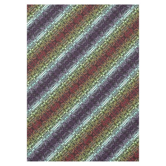 Retro Mod Geometric Groovy Funky Neurogender Pride Tischdecke (Vorderseite)