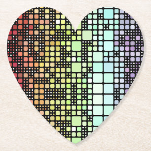 Retro-Mod-Geometrischer Groovy-Funky-Neurogender-S Untersetzer