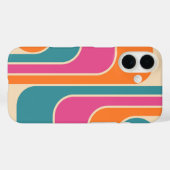 Retro-Mod-Geometrisches Design Case-Mate iPhone Hülle (Rückseite (Horizontal))