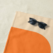 Retro-Mod-Geometrisches Design Strandtuch (Beispiel)