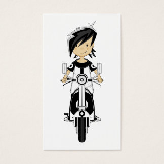 Retro Mod Girl on Scooter Lesezeichen