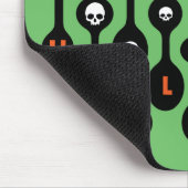 Retro Mod Happy Halloween Mousepad (Ecke)