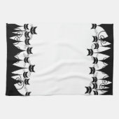 Retro-Mod-Katzen Geschirrtuch (Horizontal)