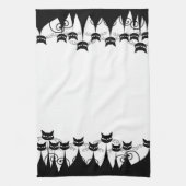 Retro-Mod-Katzen Geschirrtuch (Vertikal)