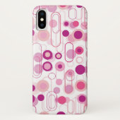 Retro Mod-lila Case-Mate iPhone Hülle (Rückseite)