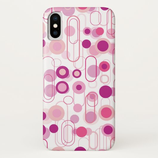 Retro Mod-lila Case-Mate iPhone Hülle (Rückseite)