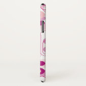 Retro Mod-lila Case-Mate iPhone Hülle (Hinten/Rechts)