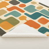 Retro-Mod-Mosaik-Fleece-Decke Sherpadecke (3/4)