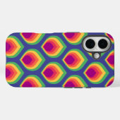 Retro Mod Muster Case-Mate iPhone Hülle (Rückseite (Horizontal))