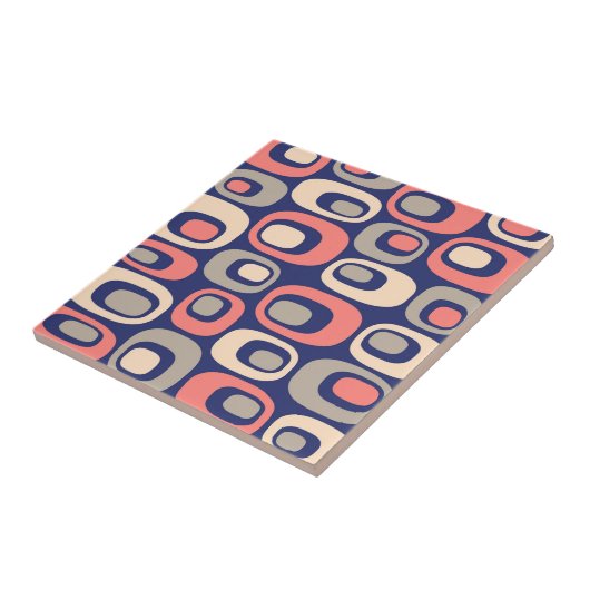 Retro Mod Muster Fliese (Seite)