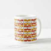 Retro Mod Pattern Tasse (VorderseiteRechts)