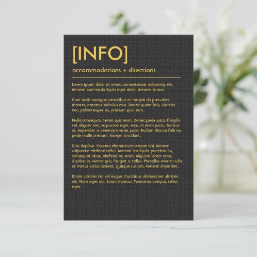 Retro Mod Perfect Chair Pair Eames Enclosure Card Begleitkarte (Stehend Vorderseite)