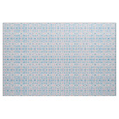 Retro Mod Pink Blue Checkerboard Abstrakt Stoff (Yard (91,4 cm))