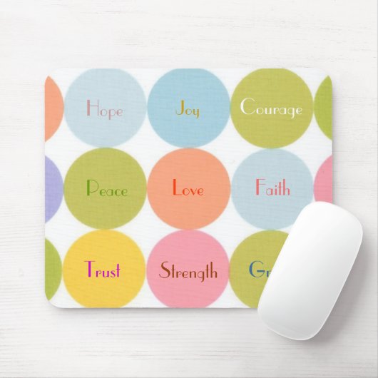 Retro Mod punktiert MAUSUNTERLAGE Mousepad (Mit Mouse)