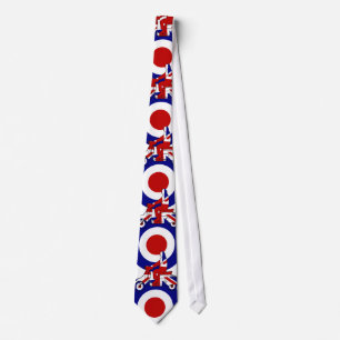 Retro Mod-Roller-Junge Großbritannien Krawatte