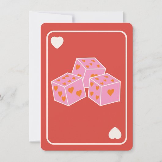 Retro-Mod-Slot-Maschine Hochfahren Einladung (Rückseite)