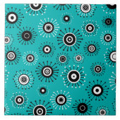 Retro Mod Sternexplosion Fliese (Vorderseite)