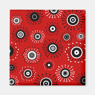 Retro Mod Sternexplosion Magnet