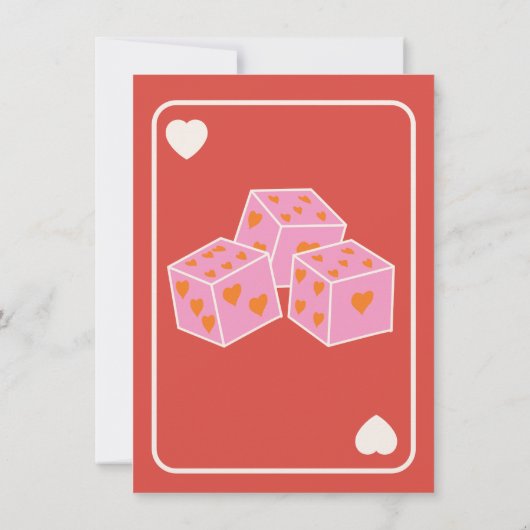 Retro-Mod trifft das Jackpot-Slotmaschine-Party Einladung (Rückseite)