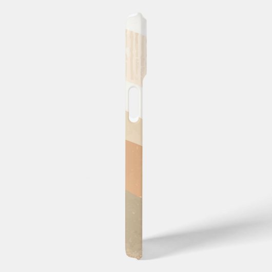 Retro-Mod Waves erdig neutrales Design Case-Mate iPhone Hülle (Rückseite / Rechts)