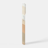 Retro-Mod-Wellen Erdiges Neutraldesign iPhone 15 Hülle (Rechte Seite)