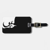 Retro Mod Woman Gepäckanhänger (Vorderseite horizontal)