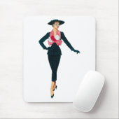 Retro-Mode-Mauspad Mousepad (Mit Mouse)