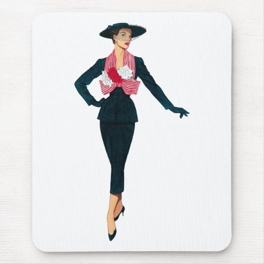 Retro-Mode-Mauspad Mousepad (Vorne)