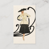 Retro Mode Visitenkarte (Rückseite)