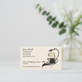 Retro Mode Visitenkarte (Stehend Vorderseite)