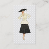 Retro Mode Visitenkarte (Rückseite)