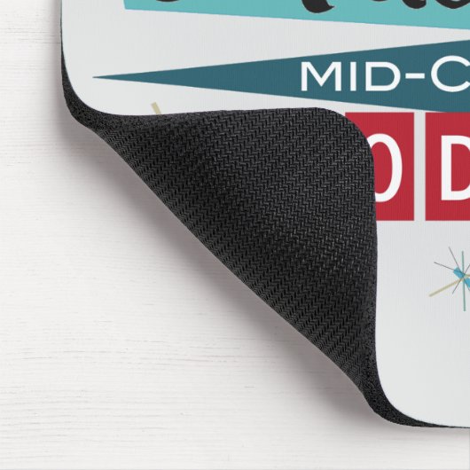Retro Modern 1958 Mousepad (Ecke)