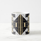 Retro Modern Art Deco Inspiriert Kaffee Tasse (Mittel)