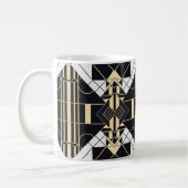 Retro Modern Art Deco Inspiriert Kaffee Tasse (Links)