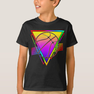 Retro Modern Basketball Ball T-Shirt