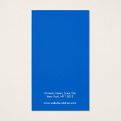 Retro Modern Black Earring Display Card (Rückseite)