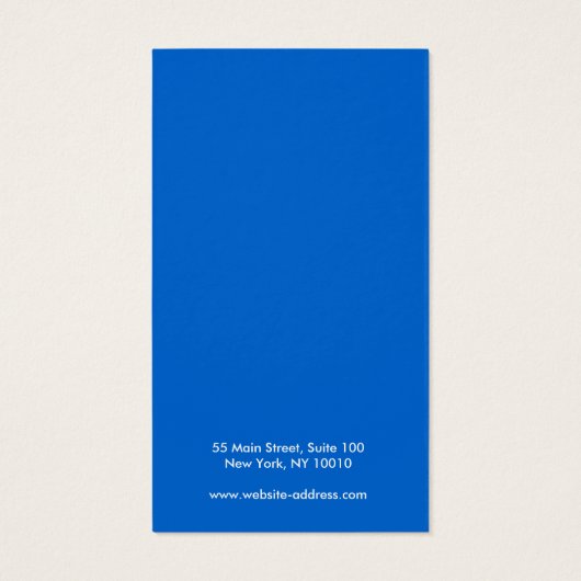 Retro Modern Black Earring Display Card (Rückseite)