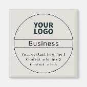 Retro-Modern Business oder Brand Magnet (Vorne)