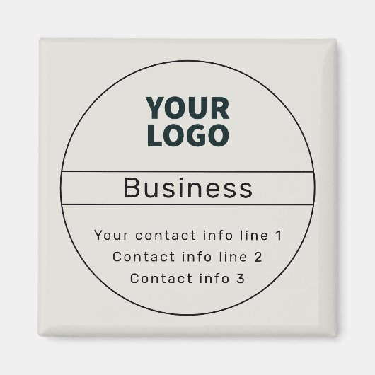 Retro-Modern Business oder Brand Magnet (Vorne)
