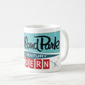 Retro Modern Celebration Tasse - Hell White 11 oz (VorderseiteRechts)