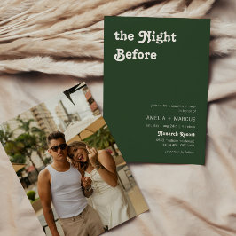 Retro Modern Chic Terracotta Couple Dusche Einladung