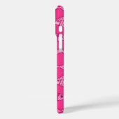 Retro Modern Fish, Fuchsia, Light Pink, Deep Pink Case-Mate iPhone Hülle (Rückseite / Links)