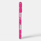 Retro Modern Fish, Fuchsia, Light Pink, Deep Pink Case-Mate iPhone Hülle (Rückseite / Rechts)