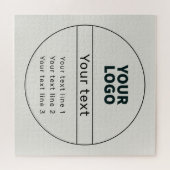 Retro-Modern fügen Sie Ihren eigenen Text hinzu Puzzle (Horizontal)