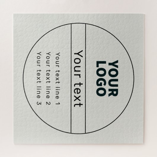 Retro-Modern fügen Sie Ihren eigenen Text hinzu Puzzle (Horizontal)