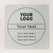 Retro-Modern fügen Sie Ihren eigenen Text hinzu Puzzle (Vertikal)